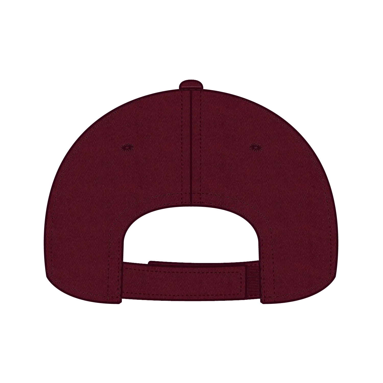 OTTO 19-536 6 Panel Low Profile Baseball Cap - Burg. Marn - Burg. Marn / 6 1/2’’ - 7 5/8’’