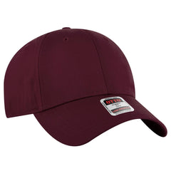 OTTO 19-536 6 Panel Low Profile Baseball Cap - Burg. Marn - Burg. Marn / 6 1/2’’ - 7 5/8’’
