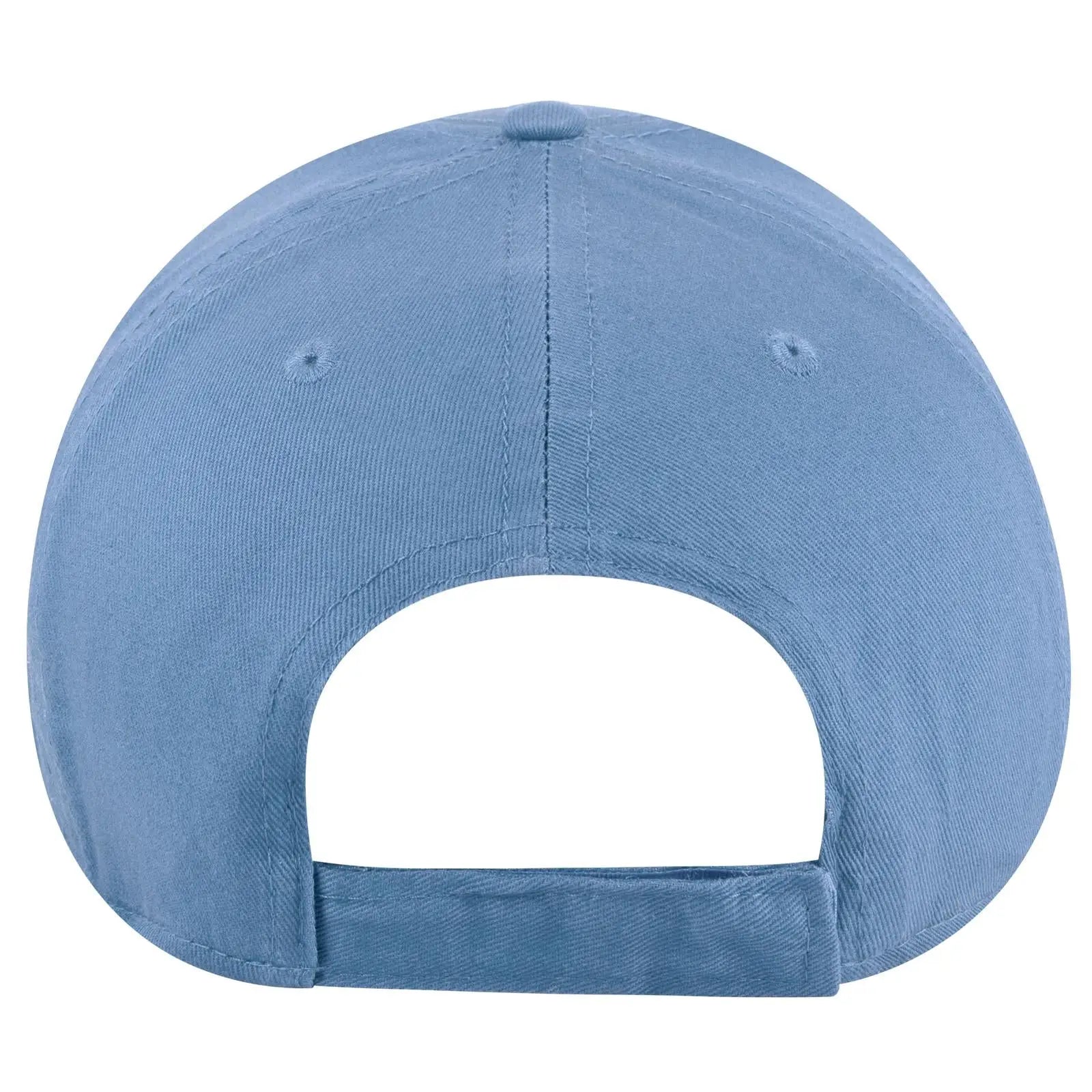 OTTO 19-536 6 Panel Low Profile Baseball Cap - Col. Blue - Col. Blue / 6 1/2’’ - 7 5/8’’