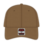 OTTO 19-536 6 Panel Low Profile Baseball Cap - Coyote Brown - Coyote Brown / 6 1/2’’ - 7 5/8’’