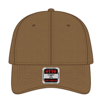 OTTO 19-536 6 Panel Low Profile Baseball Cap - Coyote Brown - Coyote Brown / 6 1/2’’ - 7 5/8’’