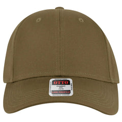 OTTO 19-536 6 Panel Low Profile Baseball Cap - Coyote Brown - Coyote Brown / 6 1/2’’ - 7 5/8’’