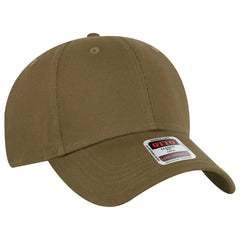 OTTO 19-536 6 Panel Low Profile Baseball Cap - Coyote Brown - Coyote Brown / 6 1/2’’ - 7 5/8’’