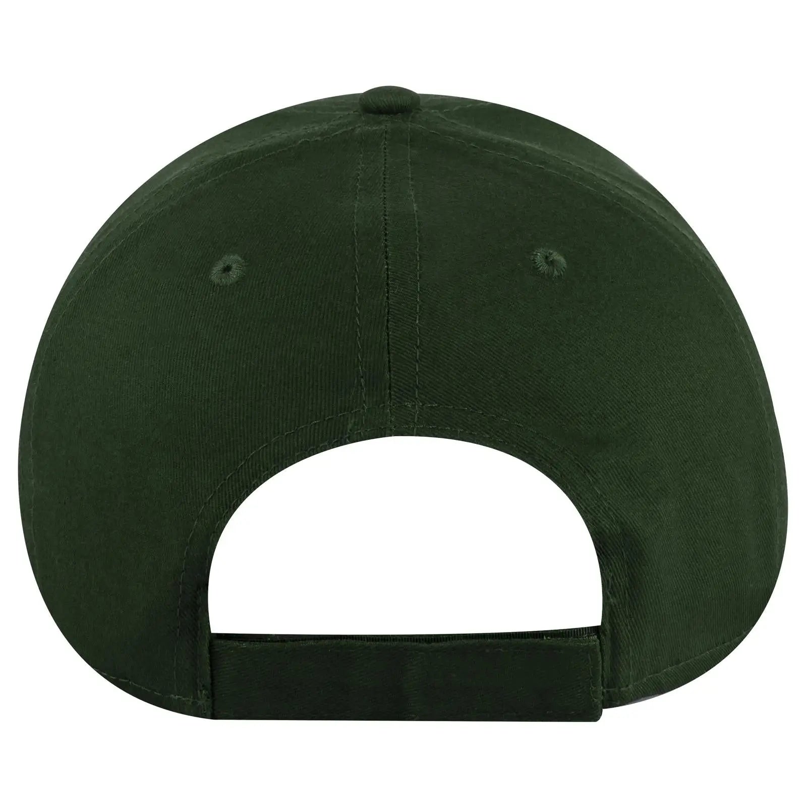 OTTO 19-536 6 Panel Low Profile Baseball Cap - Dk. Green - Dk. Green / 6 1/2’’ - 7 5/8’’