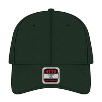 OTTO 19-536 6 Panel Low Profile Baseball Cap - Dk. Green - Dk. Green / 6 1/2’’ - 7 5/8’’