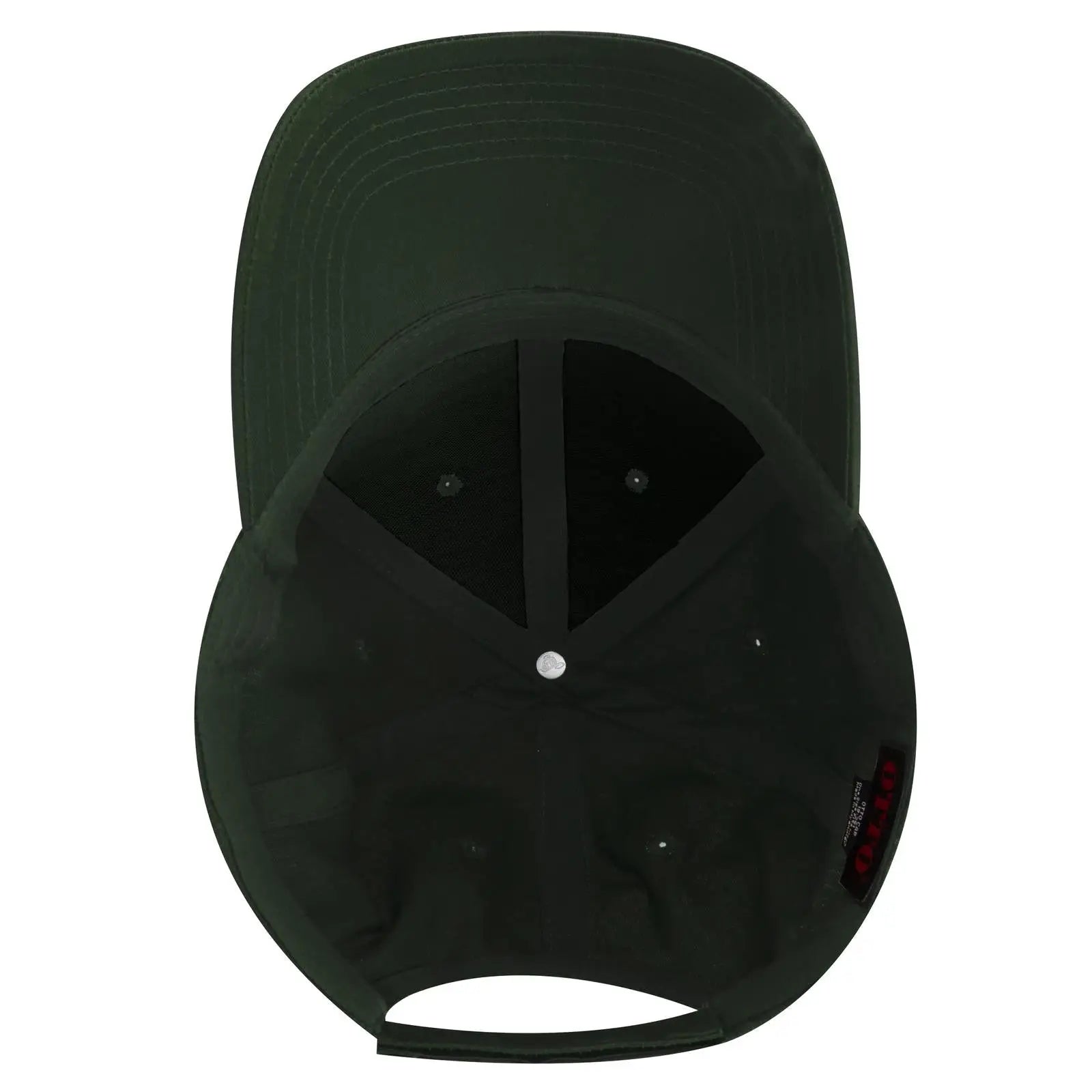 OTTO 19-536 6 Panel Low Profile Baseball Cap - Dk. Green - Dk. Green / 6 1/2’’ - 7 5/8’’