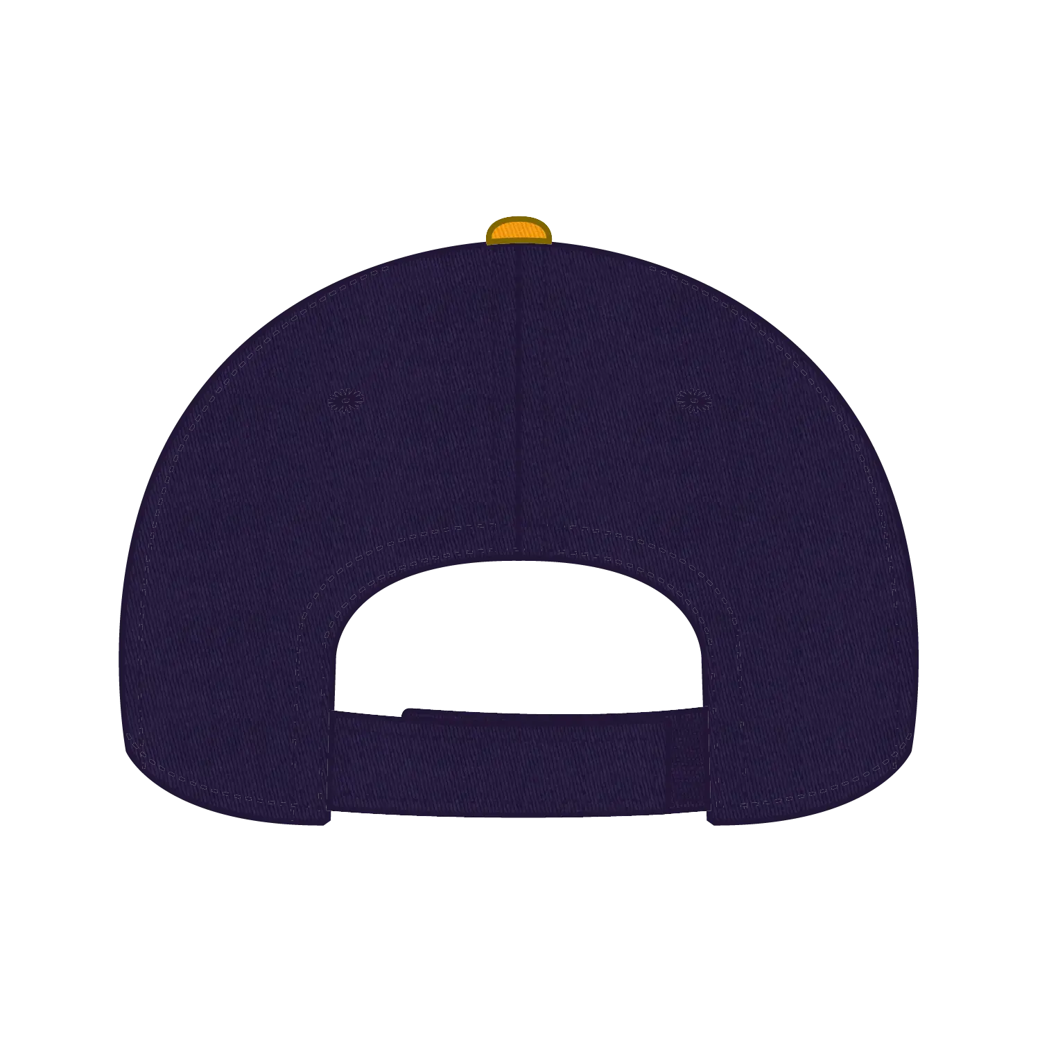 OTTO 19-536 6 Panel Low Profile Baseball Cap - Gld/Pur/Pur - Gld/Pur/Pur / 6 1/2’’ - 7 5/8’’