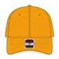 OTTO 19-536 6 Panel Low Profile Baseball Cap - Gold - Gold / 6 1/2’’ - 7 5/8’’