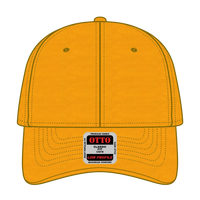 OTTO 19-536 6 Panel Low Profile Baseball Cap - Gold - Gold / 6 1/2’’ - 7 5/8’’