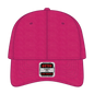 OTTO 19-536 6 Panel Low Profile Baseball Cap - Hot Pink - Hot Pink / 6 1/2’’ - 7 5/8’’