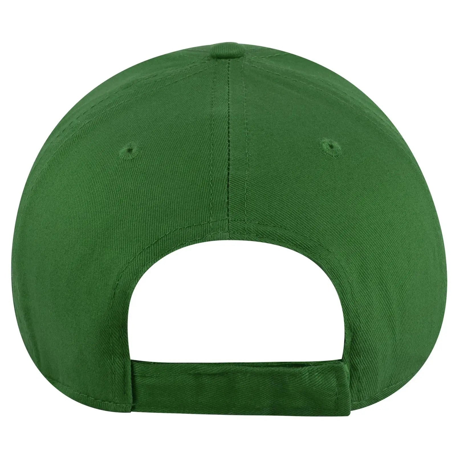 OTTO 19-536 6 Panel Low Profile Baseball Cap - Kelly - Kelly / 6 1/2’’ - 7 5/8’’