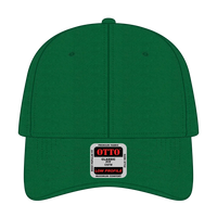 OTTO 19-536 6 Panel Low Profile Baseball Cap - Kelly - Kelly / 6 1/2’’ - 7 5/8’’