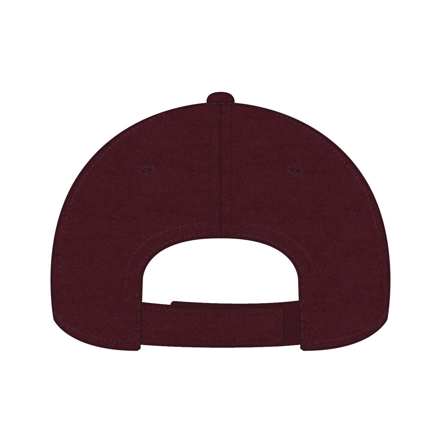 OTTO 19-536 6 Panel Low Profile Baseball Cap - Maroon - Maroon / 6 1/2’’ - 7 5/8’’