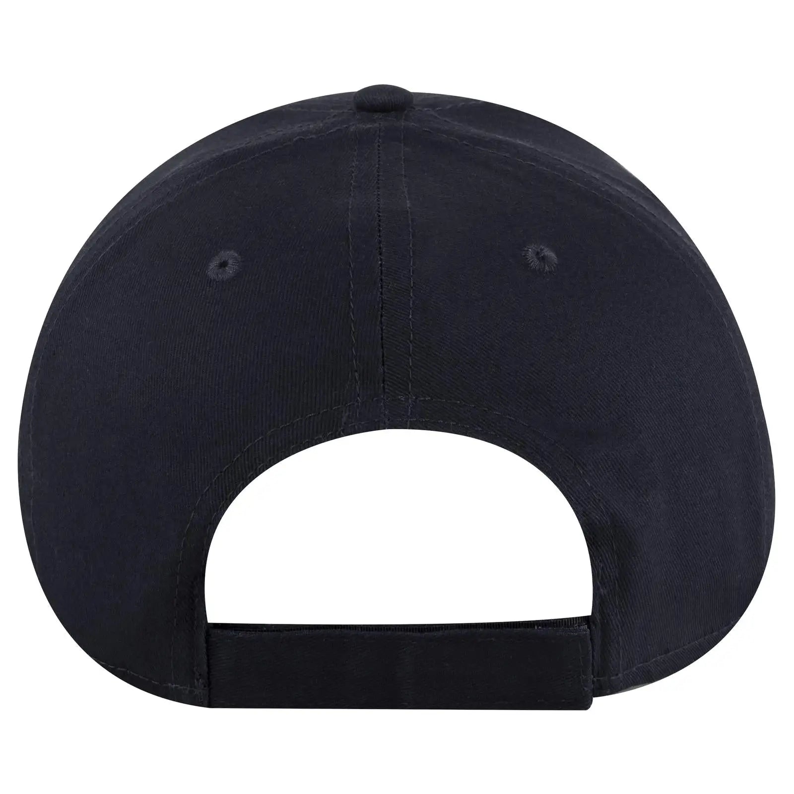 OTTO 19-536 6 Panel Low Profile Baseball Cap - Navy - Navy / 6 1/2’’ - 7 5/8’’