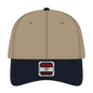 OTTO 19-536 6 Panel Low Profile Baseball Cap - Nvy/Kha/Kha - Nvy/Kha/Kha / 6 1/2’’ - 7 5/8’’