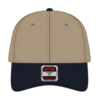 OTTO 19-536 6 Panel Low Profile Baseball Cap - Nvy/Kha/Kha - Nvy/Kha/Kha / 6 1/2’’ - 7 5/8’’