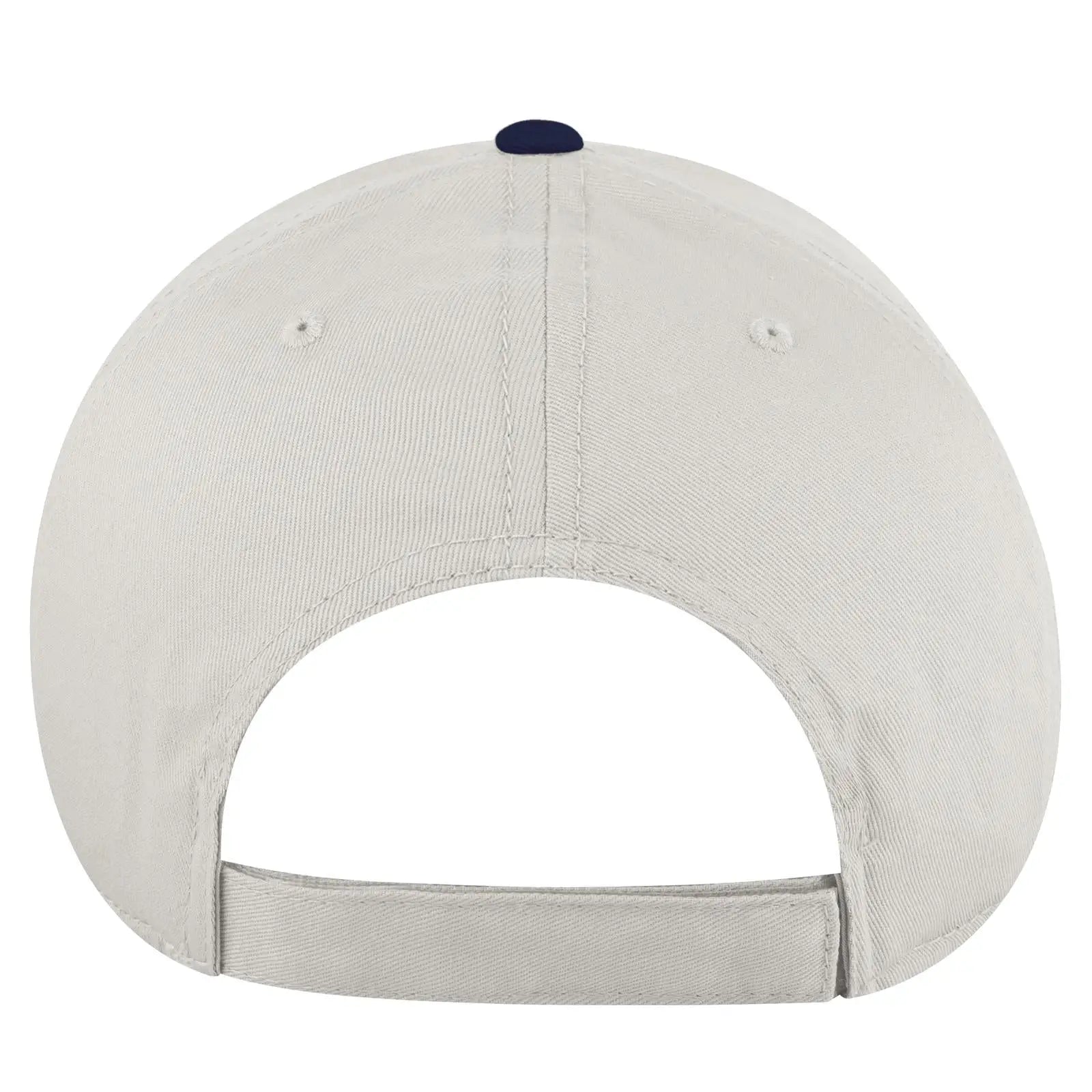 OTTO 19-536 6 Panel Low Profile Baseball Cap - Nvy/Wht/Wht - Nvy/Wht/Wht / 6 1/2’’ - 7 5/8’’