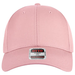 OTTO 19-536 6 Panel Low Profile Baseball Cap - Pink - Pink / 6 1/2’’ - 7 5/8’’