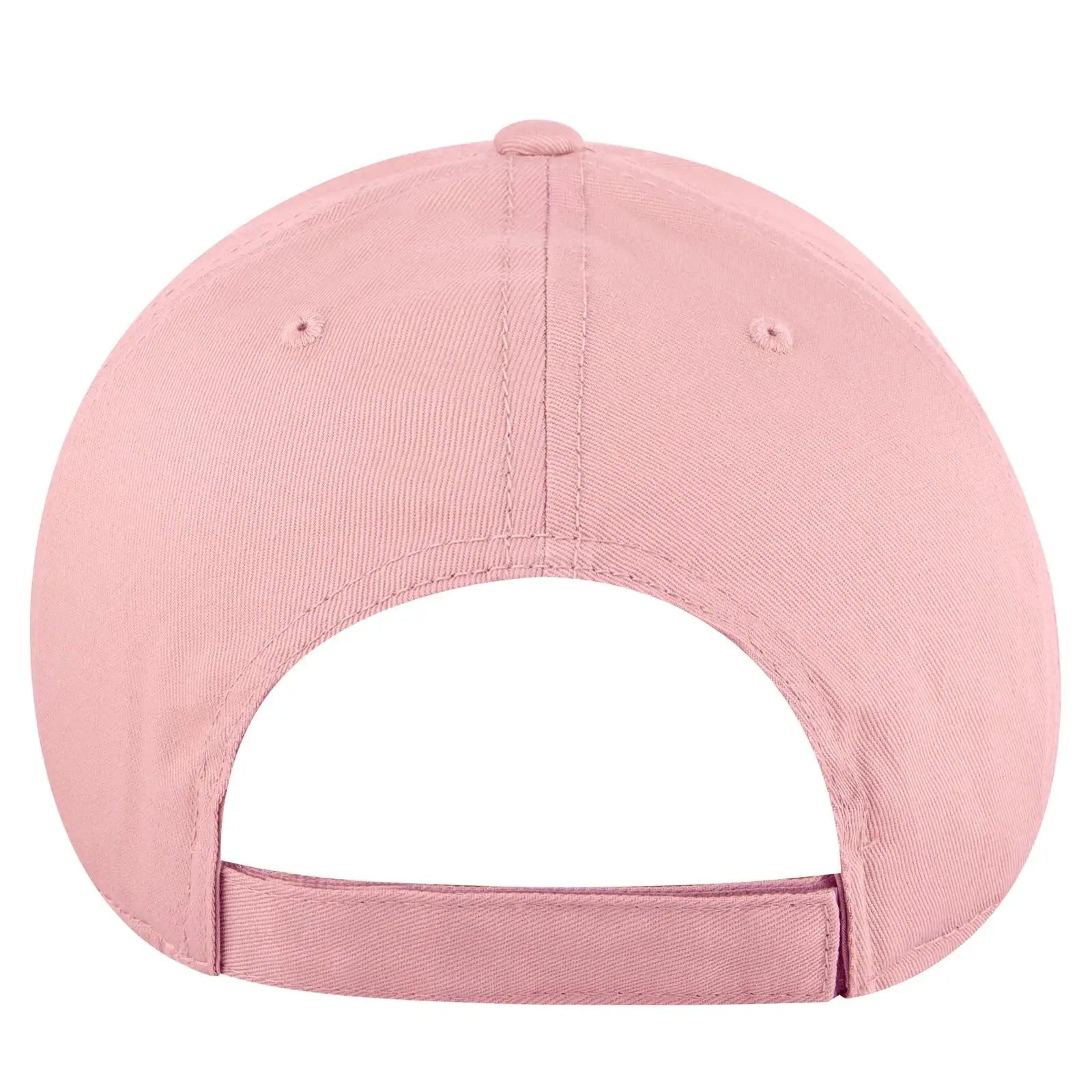 OTTO 19-536 6 Panel Low Profile Baseball Cap - Pink - Pink / 6 1/2’’ - 7 5/8’’