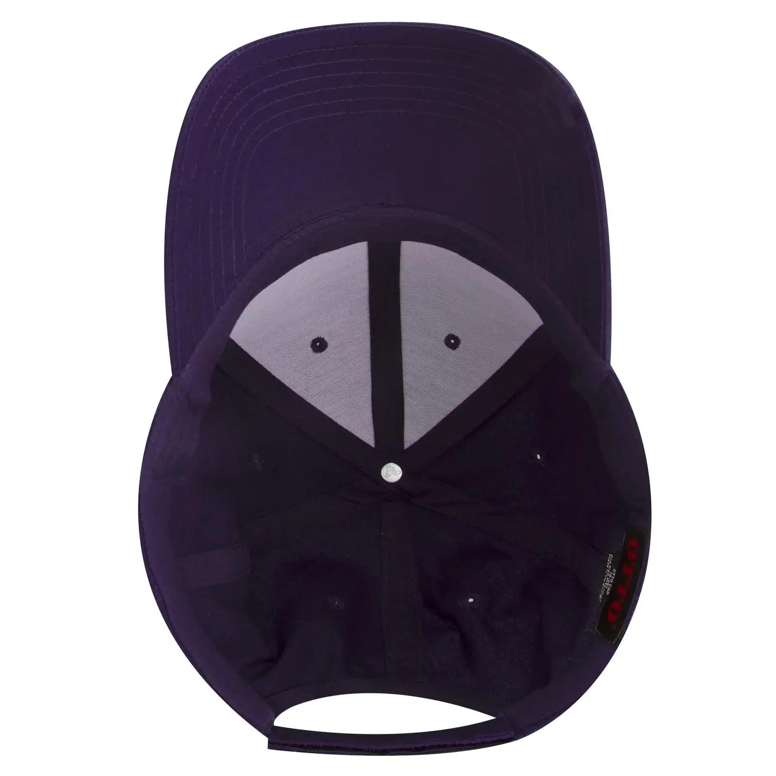 OTTO 19-536 6 Panel Low Profile Baseball Cap - Purple - Purple / 6 1/2’’ - 7 5/8’’