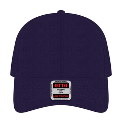 OTTO 19-536 6 Panel Low Profile Baseball Cap - Purple - Purple / 6 1/2’’ - 7 5/8’’