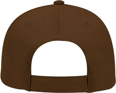 OTTO 19-536 Cotton Twill Low Profile Pro Style Cap with 6 Embroidered Eyelets - Brown - Brown / One Size Fits Most