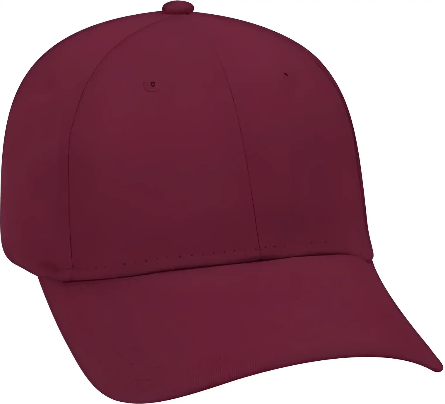 OTTO 19 536 Cotton Twill Low Profile Pro Style Cap with 6 Embroidered Eyelets Burgandy Maroon Maroon / One Size Fits