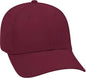 OTTO 19 536 Cotton Twill Low Profile Pro Style Cap with 6 Embroidered Eyelets Burgandy Maroon Maroon / One Size Fits