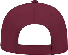 OTTO 19 536 Cotton Twill Low Profile Pro Style Cap with 6 Embroidered Eyelets Burgandy Maroon Maroon / One Size Fits