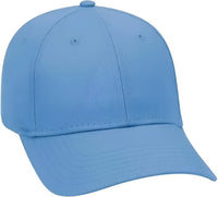 OTTO 19-536 Cotton Twill Low Profile Pro Style Cap with 6 Embroidered Eyelets - C Olive Blue - Columbia Blue / One Size