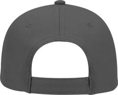 OTTO 19-536 Cotton Twill Low Profile Pro Style Cap with 6 Embroidered Eyelets - Charcoal Gray - Dark Gray / One Size