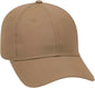 OTTO 19-536 Cotton Twill Low Profile Pro Style Cap with 6 Embroidered Eyelets - Coyote Brown - Brown / One Size Fits