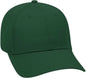 OTTO 19-536 Cotton Twill Low Profile Pro Style Cap with 6 Embroidered Eyelets - Dark Green - Forest / One Size Fits Most