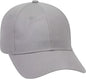 OTTO 19-536 Cotton Twill Low Profile Pro Style Cap with 6 Embroidered Eyelets - Gray - Gray / One Size Fits Most