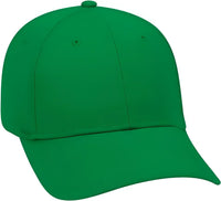 OTTO 19-536 Cotton Twill Low Profile Pro Style Cap with 6 Embroidered Eyelets - Kelly - Kelly / One Size Fits Most