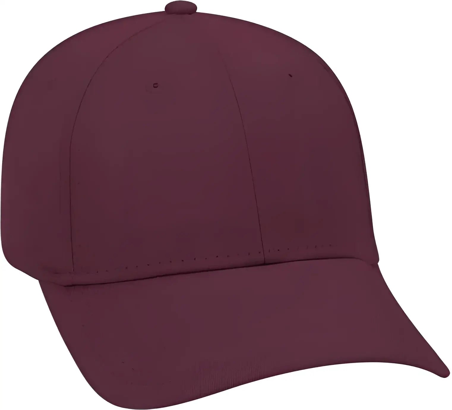 OTTO 19 536 Cotton Twill Low Profile Pro Style Cap with 6 Embroidered Eyelets Maroon Maroon / One Size Fits Most