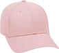 OTTO 19-536 Cotton Twill Low Profile Pro Style Cap with 6 Embroidered Eyelets - Pink - Pink / One Size Fits Most