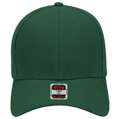 OTTO 19-609 6 Panel Low Profile Baseball Cap - Dk. Green - Dk. Green / 6 1/2’’ - 7 5/8’’