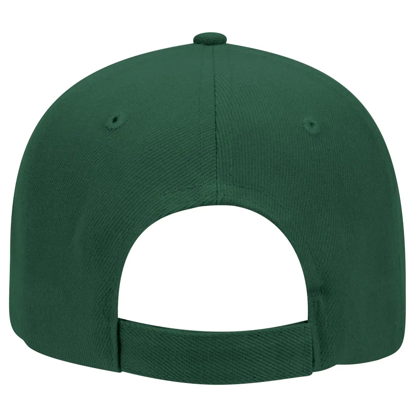 OTTO 19-609 6 Panel Low Profile Baseball Cap - Dk. Green - Dk. Green / 6 1/2’’ - 7 5/8’’