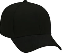 OTTO 19-609 Alternative Wool Blend Low Profile Pro Style Cap - Black - Black / One Size Fits Most