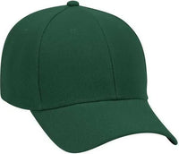 OTTO 19 609 Alternative Wool Blend Low Profile Pro Style Cap Dark Green Forest / One Size Fits Most