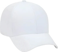 OTTO 19-609 Alternative Wool Blend Low Profile Pro Style Cap - White - White / One Size Fits Most