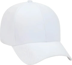 OTTO 19-609 Alternative Wool Blend Low Profile Pro Style Cap - White - White / One Size Fits Most