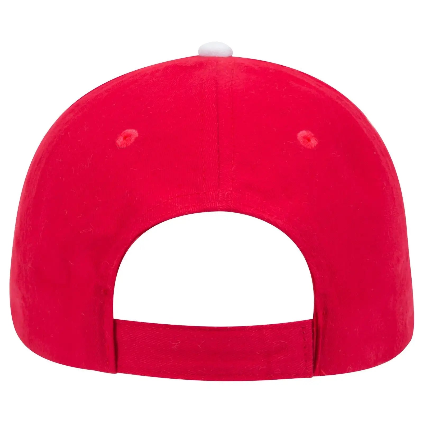 OTTO 19-701 6 Panel Low Profile Baseball Cap - Red/Wht/Ryl - Red/Wht/Ryl / 6 1/2’’ - 7 5/8’’