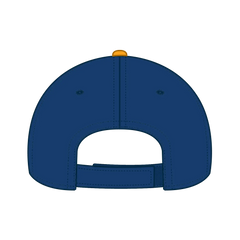 OTTO 19-701 6 Panel Low Profile Baseball Cap - Ryl/Gld/Wht - Ryl/Gld/Wht / 6 1/2’’ - 7 5/8’’