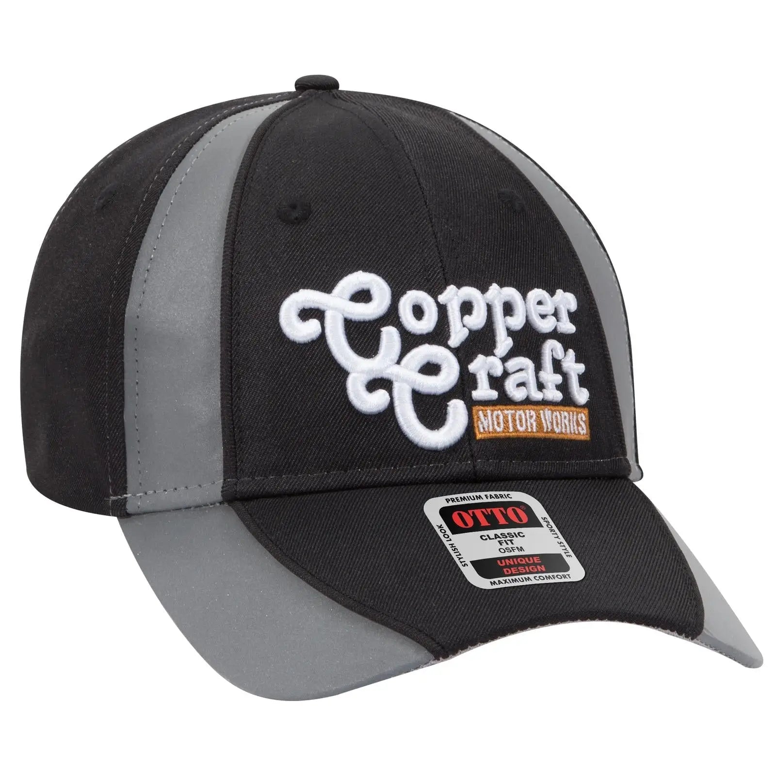 OTTO 19-701 Neon 6 Panel Low Profile Baseball Cap - N.Yel/Ref.Gry - N.Yel/Ref.Gry / 6 1/2’’ - 7 5/8’’