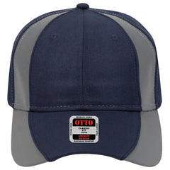 OTTO 19-701 Neon 6 Panel Low Profile Baseball Cap - Nvy/Ref.Gry - Nvy/Ref.Gry / 6 1/2’’ - 7 5/8’’