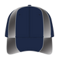 OTTO 19-701 Neon 6 Panel Low Profile Baseball Cap - Nvy/Ref.Gry - Nvy/Ref.Gry / 6 1/2’’ - 7 5/8’’