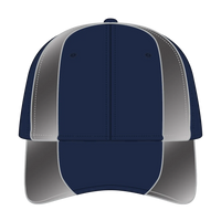 OTTO 19-701 Neon 6 Panel Low Profile Baseball Cap - Nvy/Ref.Gry - Nvy/Ref.Gry / 6 1/2’’ - 7 5/8’’