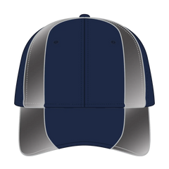 OTTO 19-701 Neon 6 Panel Low Profile Baseball Cap - Nvy/Ref.Gry - Nvy/Ref.Gry / 6 1/2’’ - 7 5/8’’